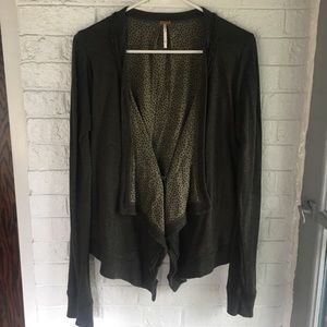 Free people sweatshirt cardi